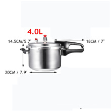 Multifunction Thickened Aluminium Alloy 4L Gas Stove/Open Fire Food Grade Gas Pressure Cooker